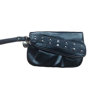 𝅺kathy Van Zealand black wristlet